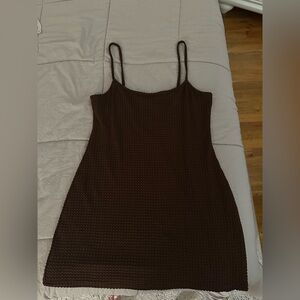 H & M Chocolate Brown Knit Dress 🤎